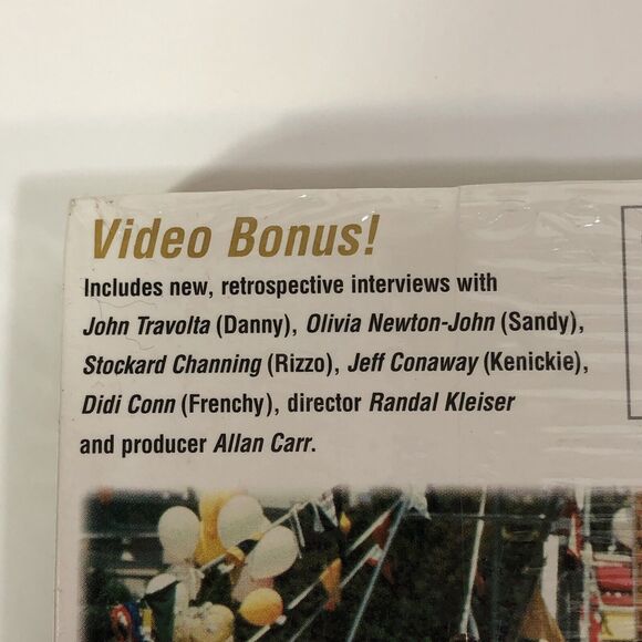 Grease VHS 1998 20th Anniversary Edition Brand NEW Factory SEALED! CD, Script - Picture 7 of 8